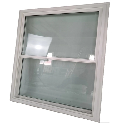 Customized Size PVC Double Glazed Vinyl Double Hung Cabin Window with Modern Design