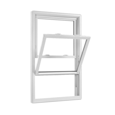 Plastic Frame Africa Aluminum Window with Double Pane Low-E Glass and Grill Design
