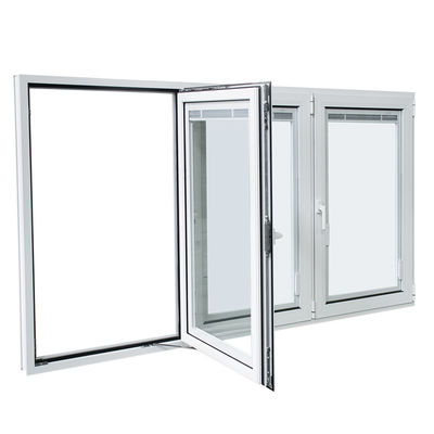 Floating Glass Thermal Break Aluminum Tilt Up And Slide Sash Turn In Windows Modern Design