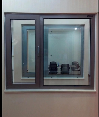 Louver Curtain Type Aluminum Alloy Glass Folding Window for Double Layers Glass Doors