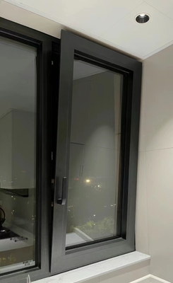 Louver Curtain Type Aluminum Alloy Glass Folding Window for Double Layers Glass Doors