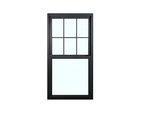 Soundproof Function Good Hanging Curtain Type Double Hung Aluminum Window Sliding Up