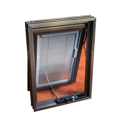 Oversized Blue Glass Windows Picture Window Triple with Heat Insulation Advantage