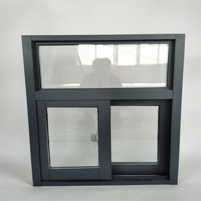 Modern Aluminum Sliding Window with Heat Insulation Function and Hanging Curtain Type