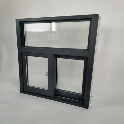 Modern Aluminum Sliding Window with Heat Insulation Function and Hanging Curtain Type