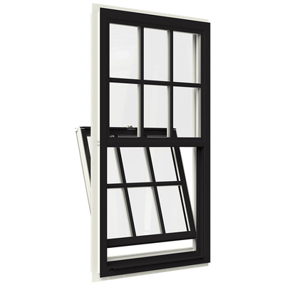 Double Hung Vinyl Window With Screen And Upvc Frame For Bathroom Renovation Solution