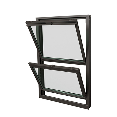 Double Hung Vinyl Window With Screen And Upvc Frame For Bathroom Renovation Solution