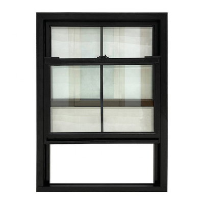 Double Hung Vinyl Window With Screen And Upvc Frame For Bathroom Renovation Solution