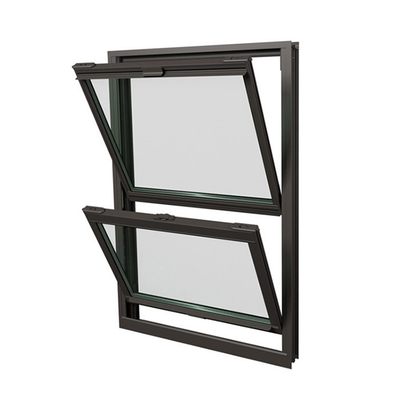 Double Hung Vinyl Window With Screen And Upvc Frame For Bathroom Renovation Solution
