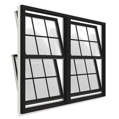 Double Hung Vinyl Window With Screen And Upvc Frame For Bathroom Renovation Solution