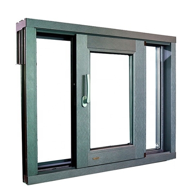 Hanging Curtain Type Aluminum Sliding Window for House Hotel Office and Building
