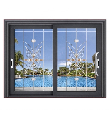Hanging Curtain Type Aluminum Sliding Window for House Hotel Office and Building