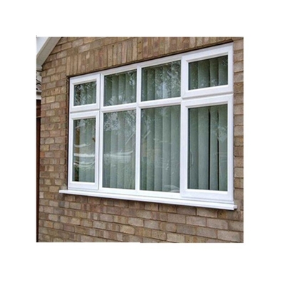 Tempered Glass UPVC Profile Awning Window for Heat Insulation House Doors and Windows