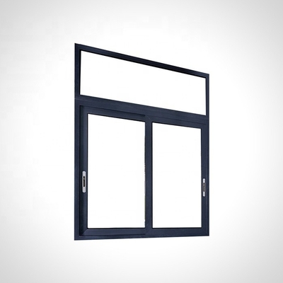 2023 Aluminum Sliding Window with High Security System Lock and Hanging Curtain Type