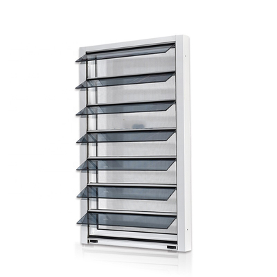 Horizontal Opening Pattern Steel Windows for Customized Colors in Homes and Factories