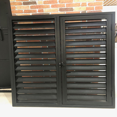 Horizontal Opening Pattern Steel Windows for Customized Colors in Homes and Factories