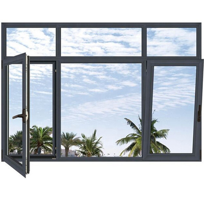 60 x 48 Aluminum Casement Windows with Modern Design and Stainless Steel Screen Netting