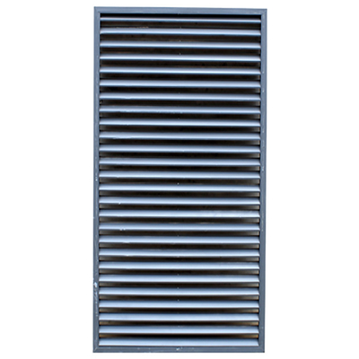 Hurricane Outdoor Metal Jalousie Exterior Aluminum Window with Built-in Shutters Security