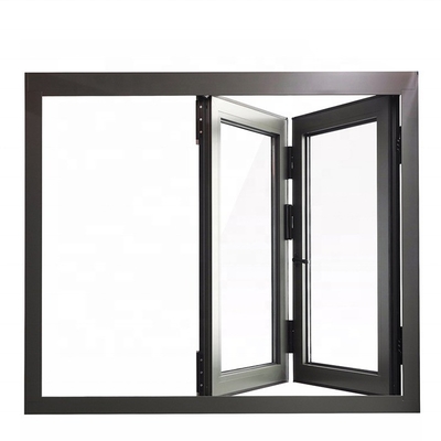 Vertical Pvc Fold Glass Guard Kitchen Windows with Triple Accordion Power Bifold Design