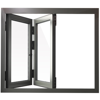 Home Office Hurricane Impact Aluminum Windows and Folding Doors for Modern House Design