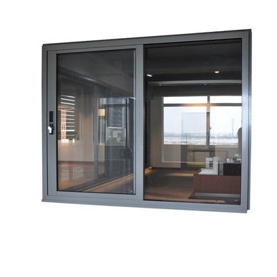 Modern Design Double Glazed Sliding Windows with Customized Color and Aluminium Frame