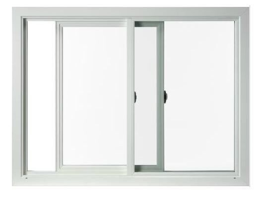 Horizontal Opening Pattern Hurricane Impact Upward Sliding Window Pvc with Customized Colors