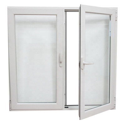 Traditional Design Upvc Casement Window with Heat Insulation and Waterproof Advantage