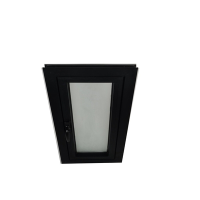 Roof Balcony Aluminum Casement Windows with 180 Degree Opening and Louver Curtain Type