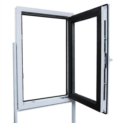 Traditional Design Upvc Casement Window with Heat Insulation and Waterproof Advantage