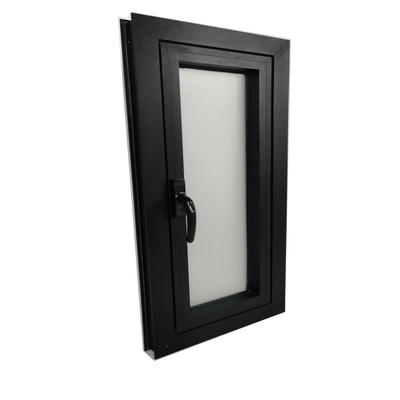 Roof Balcony Aluminum Casement Windows with 180 Degree Opening and Louver Curtain Type