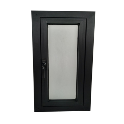 Roof Balcony Aluminum Casement Windows with 180 Degree Opening and Louver Curtain Type