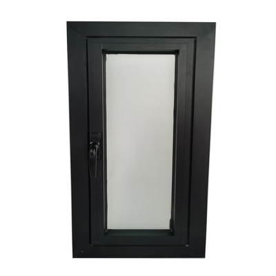 Roof Balcony Aluminum Casement Windows with 180 Degree Opening and Louver Curtain Type