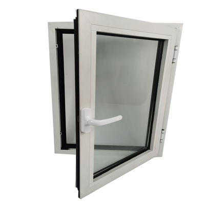 Aluminum Soundproof Casement Window for Workshop and Customers' Requirements at Affordable