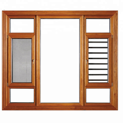 Chinese Top Workshop Aluminum Casement Window for Energy-Saving and Soundproof Homes