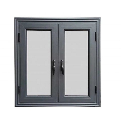 Double Class Unbreakable Aluminum Clad Windows in 110mm Customized Size with FiberGlass