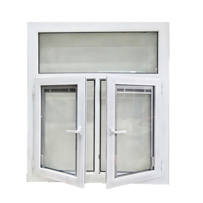 Insulated Glass Top Hung Upvc Casement Windows Sliding Casement Door for Modern Home