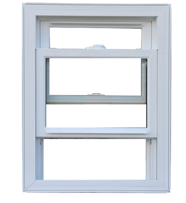Low-e Glass Vinyl Windows Clear Color Single Hung Window for Home Doors and Windows OEM