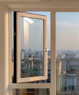 Aluminum Alloy Casement Windows in Customized Colors for Beautiful French Swing Design
