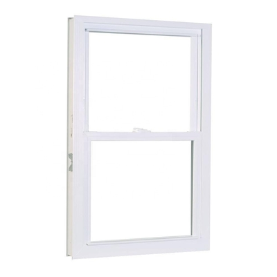 Low-e Glass Vinyl Windows Clear Color Single Hung Window for Home Doors and Windows OEM