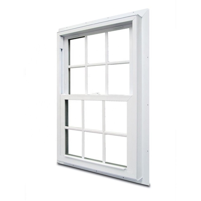 Low-e Glass Vinyl Windows Clear Color Single Hung Window for Home Doors and Windows OEM