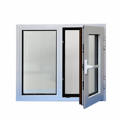 Customized Colors Double Layer Aluminum Casement Window for Australia Standard Home