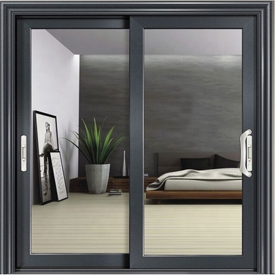 Electric Aluminum Tilt Turn Window Up Down Sliding With Blinds in Customized Colors
