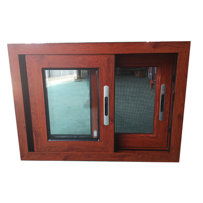 Electric Aluminum Tilt Turn Window Up Down Sliding With Blinds in Customized Colors