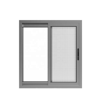 Electric Aluminum Tilt Turn Window Up Down Sliding With Blinds in Customized Colors