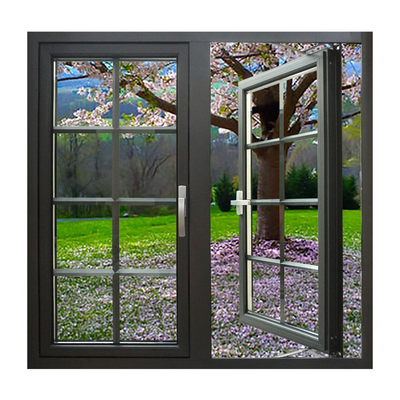 180 Degree Opening Aluminum Alloy Glass Folding Window Workshop Construction Design