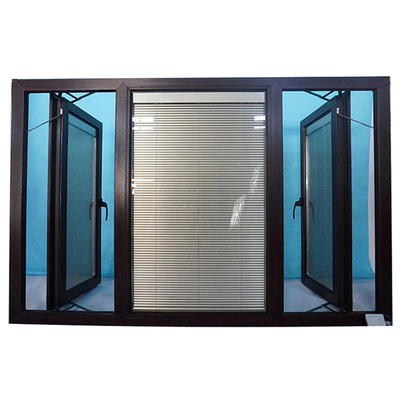 180 Degree Opening Aluminum Alloy Glass Folding Window Workshop Construction Design