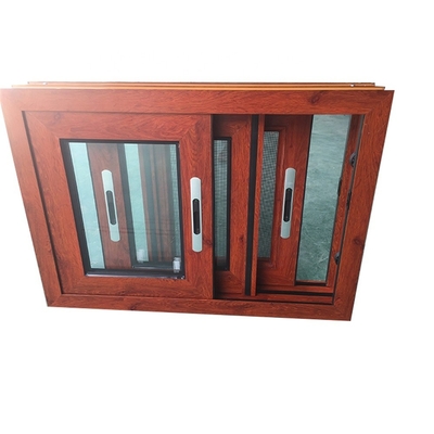 Customized Size Vertical Sliding Window with Horizontal Opening Pattern and Mosquito Net