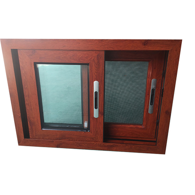 Customized Size Vertical Sliding Window with Horizontal Opening Pattern and Mosquito Net