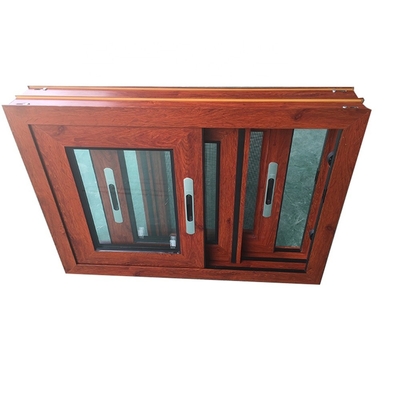 Customized Size Vertical Sliding Window with Horizontal Opening Pattern and Mosquito Net