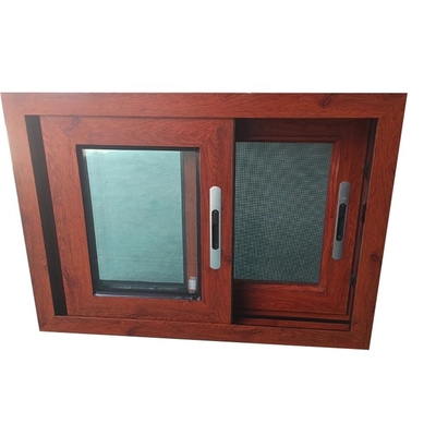 Customized Size Vertical Sliding Window with Horizontal Opening Pattern and Mosquito Net